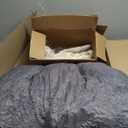 Bedsure Washable Dog Beds Large Sized Dog - 4 Inch Thicken Up to 80lbs Waterproof Pet Mat Pillows with Removable Washable Cover, Ivory