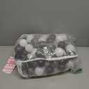 Ball Pit Balls Plastic Balls for Ball Pit Phathalate Free BPA Free Plastic Balls 100pcs 2.2" Set for Toddlers for Play Tent Tunnel (Black+White+Gray)