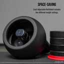 Rep Fitness Adjustable Kettlebell | 40 lb | Weight Set for Home Gym | Strength Training Equipment for Men & Women | Compact Steel Bell with Ergonomic Handle