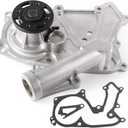 AULINK Water Pump AW6048 (V6 3.3L 3.5L 3.8L) For Hyundai Azera Entourage Genesis Palisade Santa Fe Sonata Veracruz,Kia Amanti Borrego Cadenza K900 Sedona Sorento Telluride,251003C100 251003C120