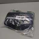 Hands Free Dog Leash for 2 Dogs with Pouch, Waist Leash for Dog Walking, Jogging, Hiking, Retractable Leashes with Dual Padded Handles, Adjustable Reflective Belt for Small, Medium, Large Dogs (Black/Blue)