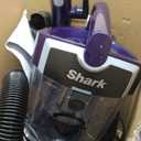 Shark Lift-Away Upright Vacuum with Powerfins, Self-Cleaning Brushroll, Anti-Allergen Complete Seal Technology, No Hair Wrap, LED Headlights, and Advanced Swivel Steering, Eggplant, ZD201