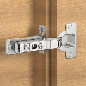 Face Frame Inset Cabinet Hinge (4pcs), 105 Face Frame Insert, Soft Close, Silent, 6 Way Adjustable Hinge for Kitchen Cabinets, Bookcases, Wardrobes