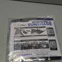 EcoNour Car Windshield Sunshade | Blocks 99% Heat & Keeps Interior Cool | Universal Fits Cars, SUVs, Trucks | Automotive Sun Screen, Visor & Car Accessories for Summer | Medium (64x32 Inches)