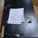 Coffee Bar Cabinet with Fridge Space, Mini Fridge Cabinet with Power Outlets and Glass Holder, Farmhouse Design Mini Fridge Stand with Storage for Living Room, Kitchen, Entryway, Black