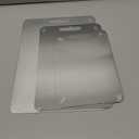 Titanium Cutting Board Set of 3,100% Pure Titanium Cutting Boards for Kitchen, Double Sided Non Toxic Cutting Board, Ideal Charcuterie & Chopping for Meat, Hygiene Durable Dishwashr3 Pack) (Silver)