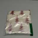 YZJZEDS 100% Cotton Christmas Kitchen Towels Set of 2, Winter Xmas Decorative Dish Towels with Hanging Loop 18x25 Inch Absorbent Reusable Cotton Cleaning Cloths,Burgundy