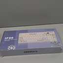 YUNZII IF99 Wireless Mechanical Gaming Keyboard with Smart LCD Display, QMK/VIA Programmable BT/2.4G/USB-C Gasket Mounted Hot Swap RGB 96% Layout for Mac/Win (White, Gateron Zero Switch)