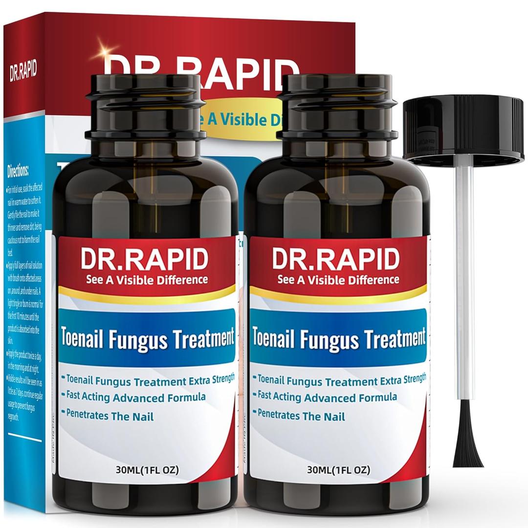 Toenail Fungus Treatment Extra Strength - Effective Antifungal Nail Repair Solution with Tea Tree Oil for Toenail & Nail Fungus, Fast Acting Treatment for Nails & Ingrown Toenail - 60ml/2fl oz