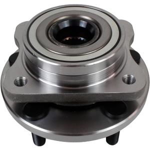 Autoround 513123 Front Wheel Bearing and Hub Assembly Compatible with Dodge Caravan, Grand Caravan, Chrysler Town Country, Plymouth/Chrysler Voyager, Prowler, 1996-2007 5 Lug Non-ABS