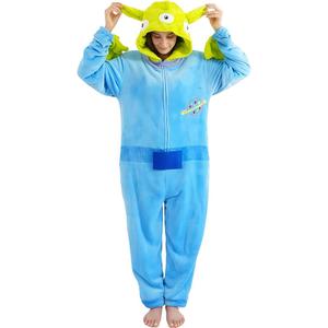 ressber Unisex Adult Onesie Pajamas Animal One Piece Halloween Costume Christmas Sleepwear Jumpsuit, 2XL