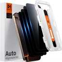 DIMONCOAT 4-PACK for iPhone 16 Pro Privacy Screen Protector [Auto Alignment Kit] [10X Military Protection] Tempered Glass Film Compatible with 16 Pro 6.3 inch [Case Friendly]