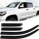 Window Visor Rain Guards for 2007-2021 Toyota Tundra Crewmax Cab