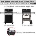 Spirit E-310 Grill Replacement Parts 7636 Flavorizer Bars 7638 Grill Grates for Weber Spirit I and Spirit II Grill Parts E-310 E-315 E-330 S-310 300 Series Parts II E310 GS4 Grill Parts Flavor Bars