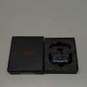 Real Forged Carbon Fiber Case for AirPods Pro 3 (2025 Release) - Ultra-Thin & Lightweight Hard Shell Protective Cover - Supports MagSafe/Wireless Charging - Glossy Black/Blue