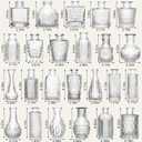Arme Glass Bud Vase Set of 60 Pcs, Small Clear Glass Bud Vases in Bulk for Flowers, Rustic Wedding Centerpieces and Vintage Decorations, Perfect for Home, Table and Events with Elegant Design