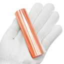 1pcs Pure Copper Round Rod 1inch Dia 3.94inch Length Bare Copper Metal Rod Solid Copper Rod Lathe Bar Stock for DIY Metal Crafts Metal Working Hobbies(100x25mm)