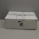 FLOWERCAT 200PCS Clear Plastic Plates Disposable Plates for Party - Heavy Duty Plastic Plates - 100 10" Dinner Plates and 100 7" Salad Plates for Weddings, New Year, Christmas Parties and Events