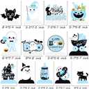 2 x Halloween Honeycomb Centerpieces Halloween Baby Shower Decorations for Boy Halloween Ghost Boo Theme Table Centerpieces for Halloween A Baby is Brewing Party Pumpkin Bat Witch Theme Party Supplies