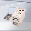 MOLLOM VFD 4KW 5HP 9A 380V Single or Three Phase Input to 3 Phase 0-3000 Hz Output Variable Frequency Drive Inverter for Spindle Motor CNC Speed Control