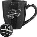 Rico Industries NCAA Western Kentucky Hilltoppers Black 16 oz Team Color Laser Engraved Speckled Ceramic Coffee Mug