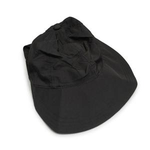 Black High-Performance Lightweight Waterproof Hat with Soft Packable Brim, Quick-Dry