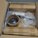 Black Chandelier, 6-Light Farmhouse Chandelier for Dining Room Lighting Fixtures Hanging, Dining Light Fixtures Industrial Modern Chandelier for Bedroom, Foyer, Hall, Kitchen, Living Room and Entryway