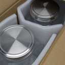 1 Gallon Glass Drink Dispensers For Parties 2PACK.Beverage Dispenser, Glass Drink Dispenser With Stand And Stainless Steel Spigot 100% Leakproof. Lemonade Dispenser With Ice Cylinder. Laundry Detergent