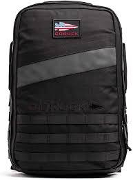 GORUCK Rucker 4.0 20L Black - Purpose Built Rucking Backpack, Military Weight Training Rucksack w/Ruck Plate Pocket and Extra Padded Straps