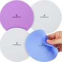 Jar Opener (4PK) - Rubber Jar Gripper for Weak Hands - Bottle Opener for Arthritic Hands - Jar/Lid Opener Gripper Pad - Non Tear - Coaster - Trivet