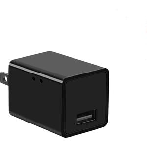 Wireless Smart Small 1080P Indoor USB Charger WiFi Camera Security Camera Baby Monitor Surveillance Camera Motion Detection with App Live Feed (Black)