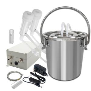 Goat Milking Machine, Portable Pulsation Plug-in Vacuum Pump Goat Milker (3 Litre, Basic)