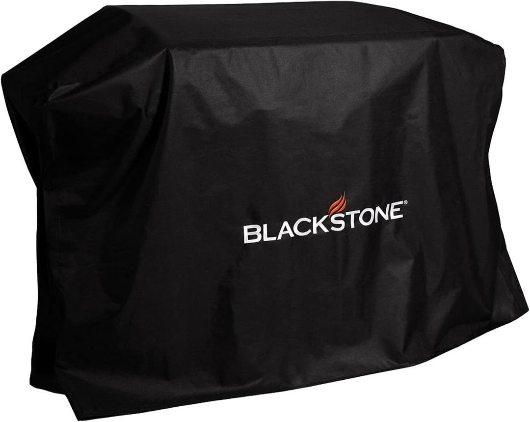 Blackstone 5483 Griddle Cover Fits 28 inches Griddle Cooking Station with Hood Water Resistant, Weather Resistant, Heavy Duty 600D Polyester Flat Top Gas Grill Cover with Cinch Straps 28" Black