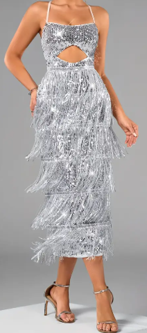 Sequence Glittery Dress M 