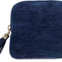 Travel Jewelry Case Organizer for Women - Portable Jewelry Box with Pouches for Crystals, Bracelets, Necklaces & Rings