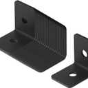20 PCS 1-1/2" Black Rafter Clips Brackets, Steel Corner Brace for Wooden Battens Timber Beam Ceiling Joist, Thickness 1/8"(11 Gauge), Max Load 160 lbs