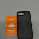 TORRAS 360 Spin for iPhone 17e Case & iPhone 16e case with Stand, Fit for MagSafe, 4X Military-Grade Protective, Stand Phone Case for iPhone 17e Case, Ring Holder Slim Cover, Matte Black 6.1''