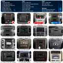 Car Radio For Ford F150 F-150 2004-2008, F250 /F350 2006-2016, E150/E250/E350 2009-2014,Shelby GT500 2007-2009, Fusion Edge Expedition Explorer Taurus Touch Screen Stereo, Wireless Carplay Back Camera