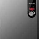 Electric Tankless Water Heater, 27kW 240V on Demand Instant Endless Water Heater with LED Temperature Display for Residential Whole House Shower, Space Saving