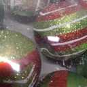 Christma Ornament Set,12 Pcs Christmas Tree Hanging Decorations, 2.36 Inch Green and Red Grinch Christmas Balls, Shatterproof Christmas Ornaments for Xmas Tree, Holiday Party Decor