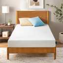 ZINUS 5 Inch Green Tea Memory Foam Mattress [New Version], Twin, Fiberglass free, Medium Firm Feel, Zoned Pressure Relief, Certified Safe Foams & Fabric, Mattress in A Box (White)