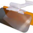 runmade 2Pcs Car Sun Visor Day and Night Shade Windshield Anti-Glare Blocker HD Driving Visor Glare Sun Shield Tinted Extension