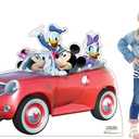 Cardboard People Mickey Mouse Car Ride Life Size Cardboard Cutout Standup - Disney's Mickey Mouse Clubhouse, One Size