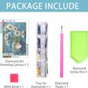 VAIIEYO 5D DIY Horse Diamond Art Kits for Adults, Diamond Painting Animal, Diamond Painting Kit Full Drill Round Rhinestone Craft Canvas for Home Wall Decor Gift 14x14 inch/35x35 cm