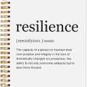 Inspirational Notebook,Inspirational Journal,Inspirational Journal for Women Men Writing,Resilience Spiral Notebook 8.35.5 Inch