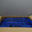 Trampoline Replacement Safety Pad, 15ft Trampoline Spring Cover with Foam Padding, No Holes for Poles, Round, Blue