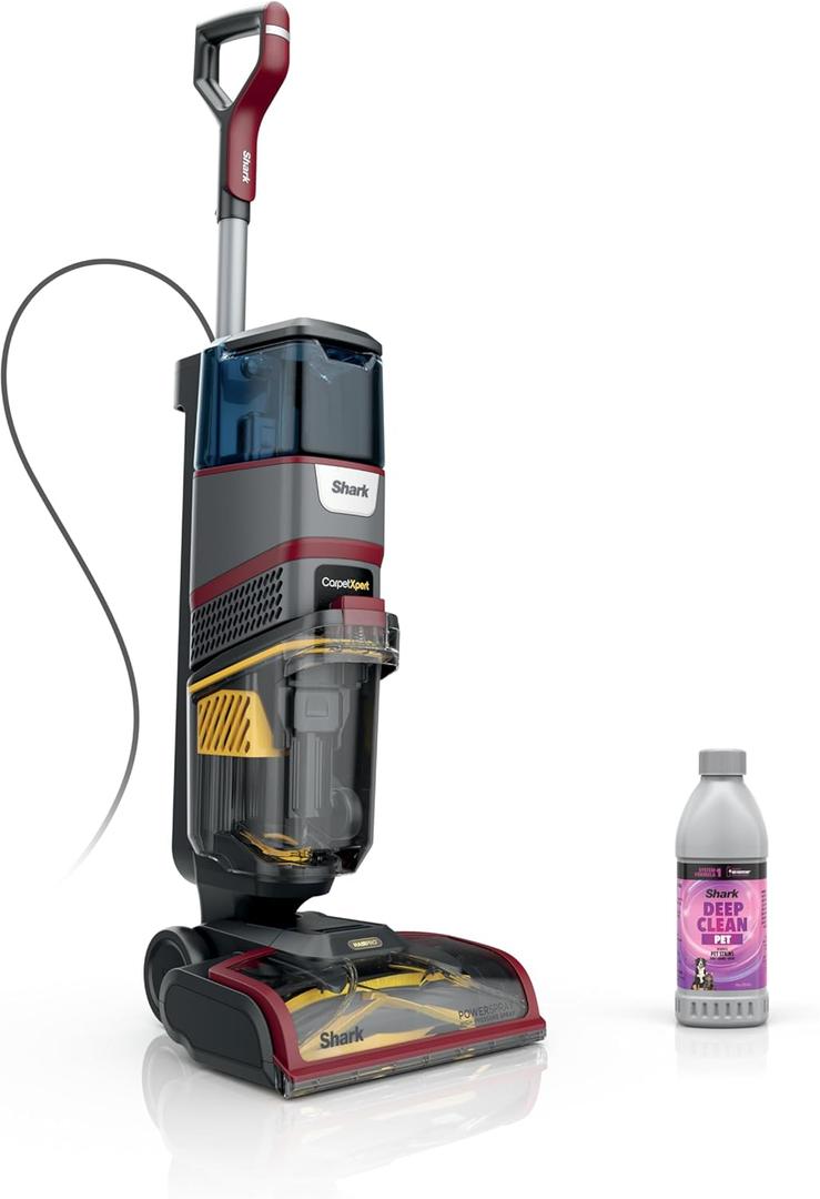 Shark CarpetXpert HairPro, Upright Carpet & Area Rug Cleaner, EX221BRN
For Carpets & Area Rugs, Perfect for Pets, Dirt, Grime, & Odor Remover, Pet Hair Pickup, Deep Clean Pet Formula