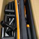 Heated Outdoor Cat House for Outside Winter 100% Waterproof Oxford Tarpaulin with Safe Escape Door and 5" Elevated Base with Heater for Feral Barn Cat Kitty (26x20x14)