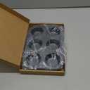 Satax Muffin Pan for Baking, Nonstick Cupcake Tin 6 Cup, sets of 2,Heavy Duty Steel Muffin Pan (Silver, 6-cup)