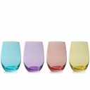 True Reserve Color Stemless Wine Glasses